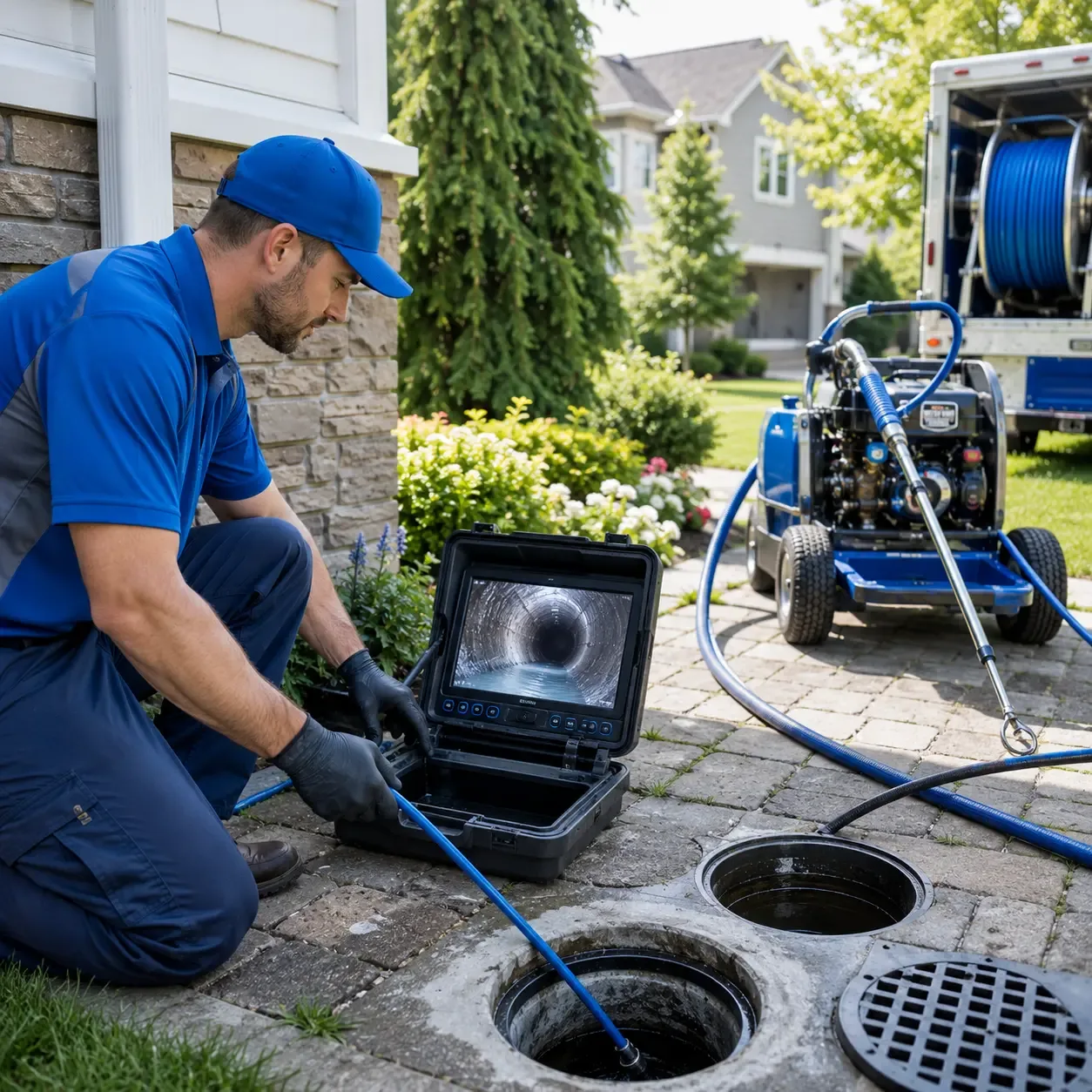 Outdoor drain cleaning professionals serving Burton, MI